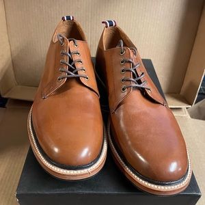 J CREW OAR STRIPE Italian leather derbys Shoes 10.5 J8989
